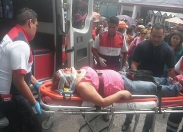 Atropellan a 3 maestros durante protestas en Veracruz