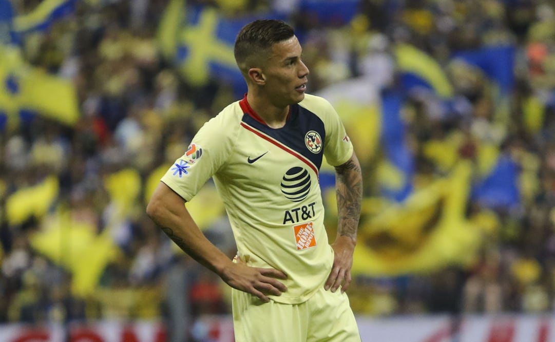 Mateus Uribe durante el juego de vuelta de las semifinales ante Pumas del Apertura 2018. FOTO/IMAGO7