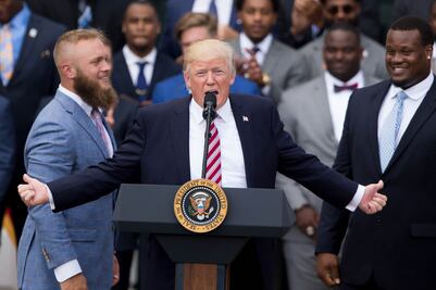 Trump critica que veto migratorio siga bloqueado en "momento tan peligroso"