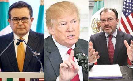 ​Dos secretarios mexicanos responden a los "tuitazos" de Trump