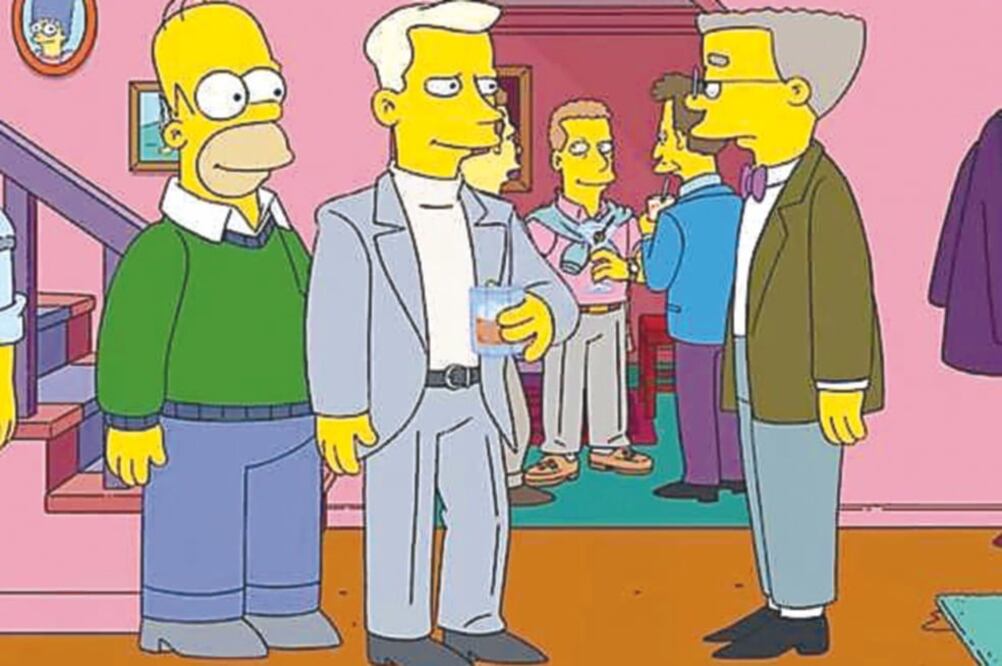 El asistente del Sr. Burns conoce a Tom Collins (TOMADO DE FOX)