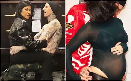 ¡Feliz Día del Padre, Travis! Kourtney Kardashian presume las primeras fotos de su "baby bump"