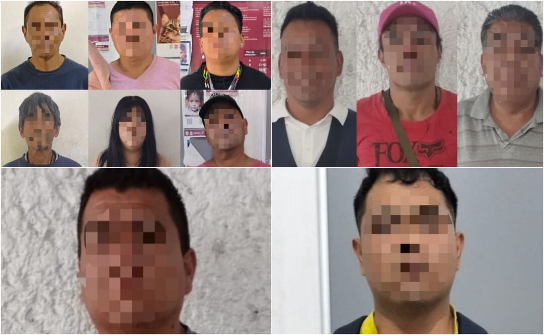 Estos franeleros fueron detenidos en calles de las colonias Centro, Doctores, Roma Norte y Sur. Foto: Especial