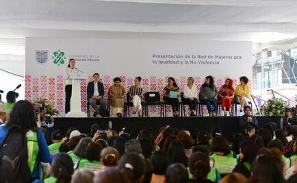 Lanzan Red de Mujeres por la Igualdad y la no violencia en CDMX
