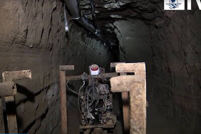 Video. El túnel de la fuga de "El Chapo"