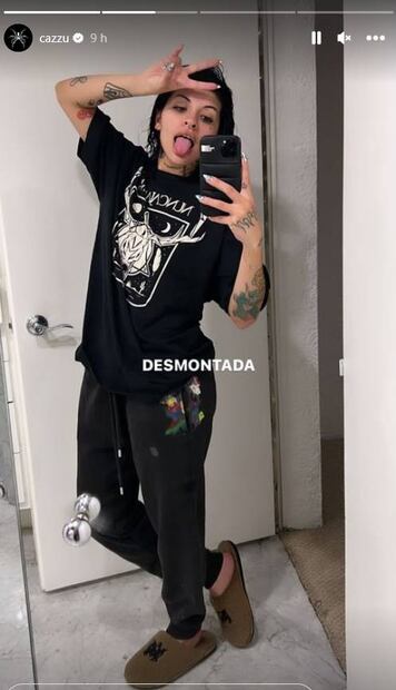 Cazzu se luce en México, le preguntan sobre Christian Nodal y huye