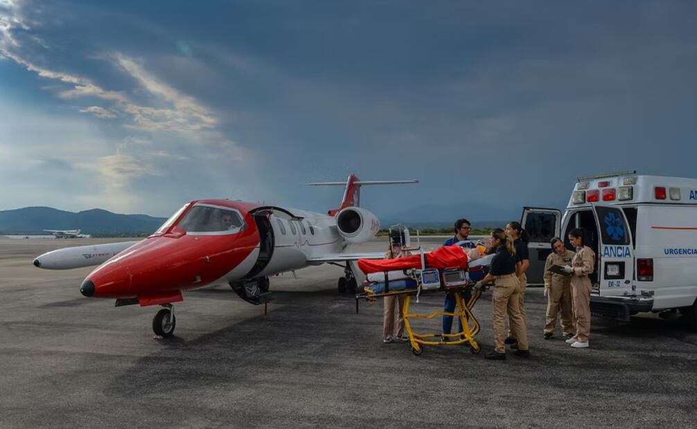 Así es  Jet Rescue, empresa mexicana cuya aeronave se estrelló en Philadelphia. Foto: Jet Rescue