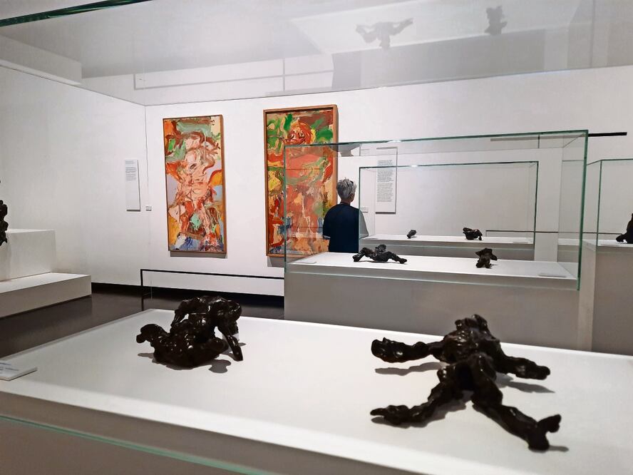 En la exposición se muestran las 13 primeras esculturas que hizo Willem de Kooning. Las trabajó en Roma, Italia. Foto: Frida Juárez Bautista | El Universal