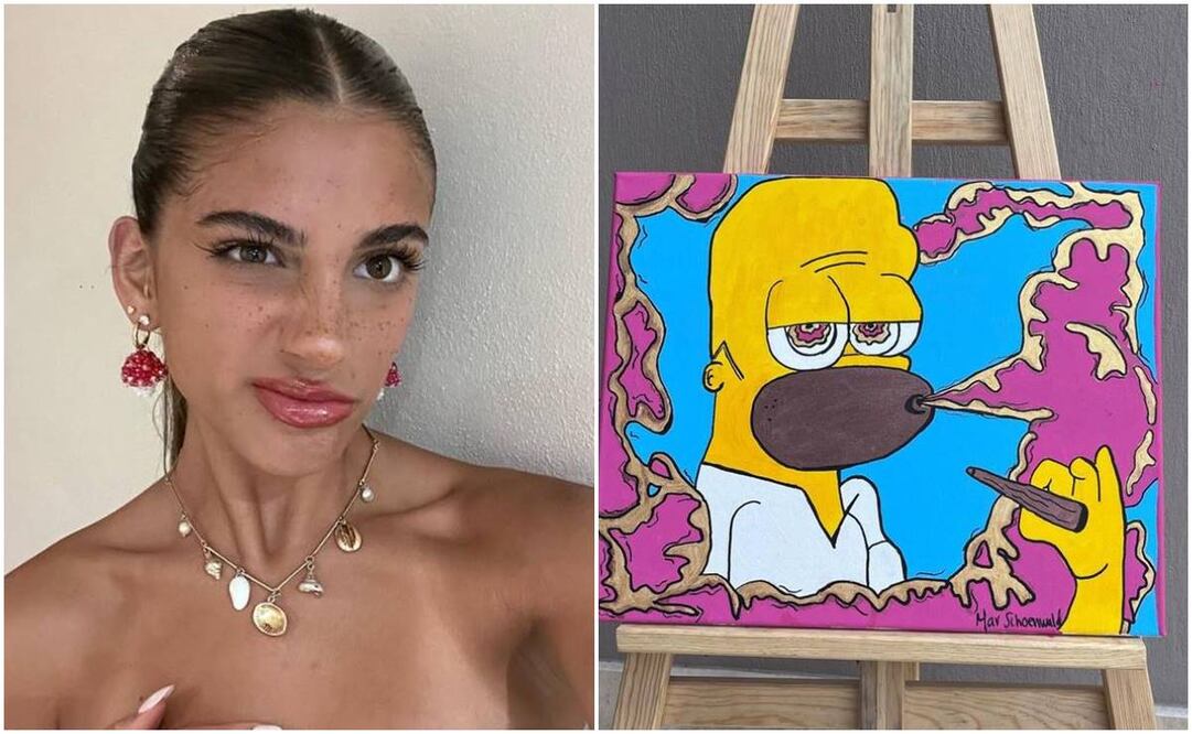 Mar de Regil ha dado mucho de qué hablar tras vender sus dibujos a precios muy elevados. Fotos: Instagram.