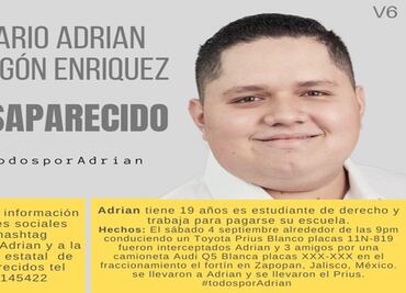 Desaparece estudiante de la Universidad de Guadalajara