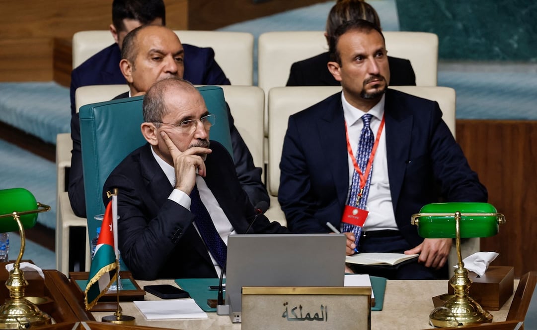 Ayman Safadi, ministro de Asuntos Exteriores de Jordania. Foto: AFP