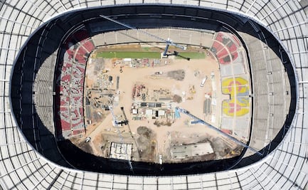 El Estadio Azteca se pone a tono rumbo al Mundial 2026; imágenes exclusivas
