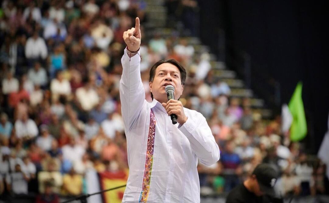 Líder nacional de Morena, Mario Delgado en reunión con militancia en Jalisco. Foto: Especial