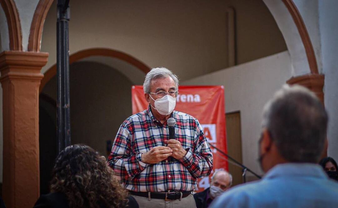 Rocha Moya en julio pasado resultó positivo de coronavirus, pero asintomático (Foto: @rochamoya_)