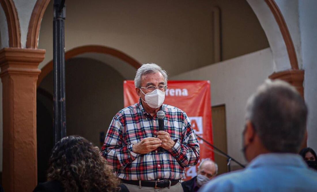 Rocha Moya en julio pasado resultó positivo de coronavirus, pero asintomático (Foto: @rochamoya_)