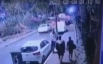 Captan en video ataque a balazos contra pareja en calles de Villas de Satélite, en Tlanepantla
