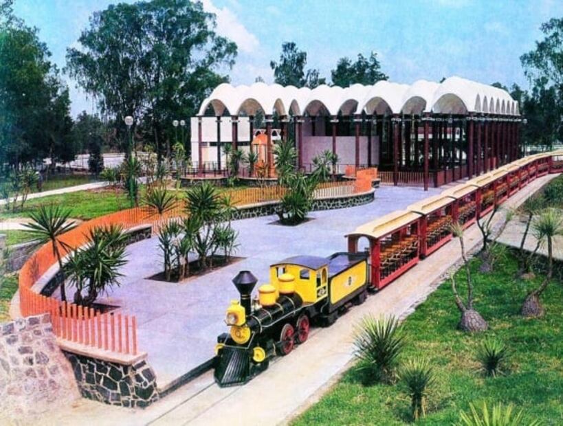 Así era el trenecito de Chapultepec