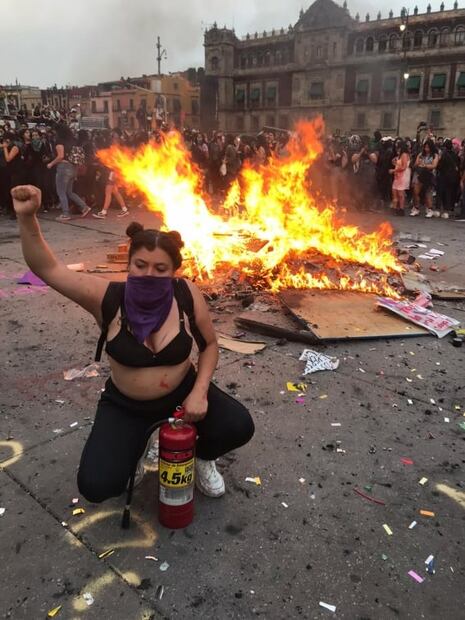 Las fotos más icónicas de la marcha del 8 de marzo