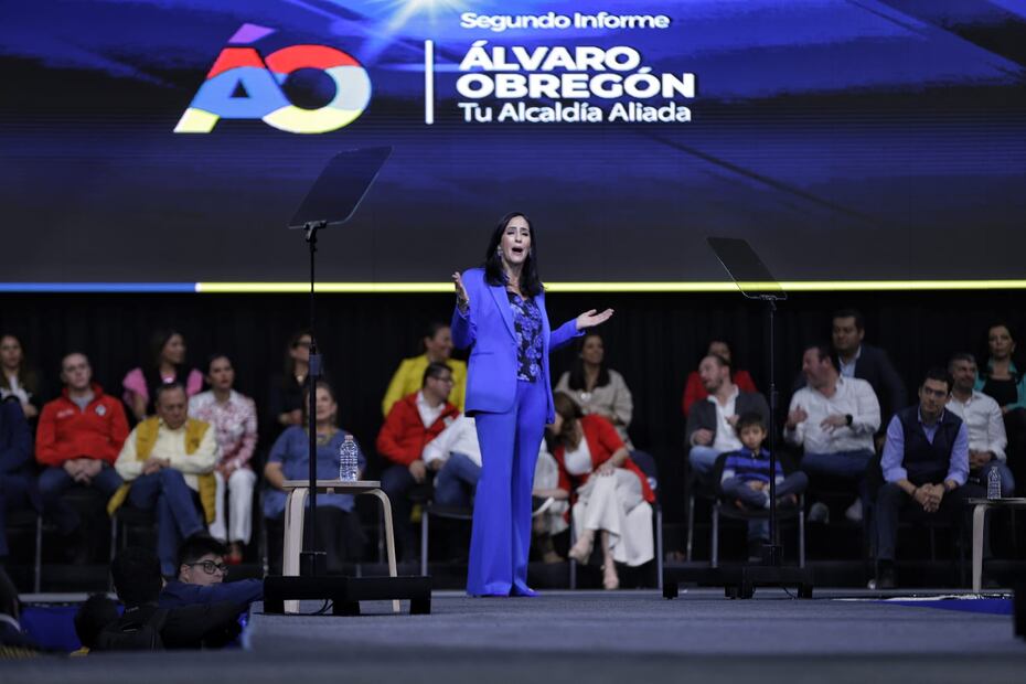 Así se vivió el 2do informe de Lía Limón. FOTO: Fernanda Rojas/ EL UNIVERSAL/