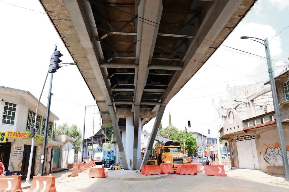 Reconstruirán otra trabe de la Línea 12 por  deformación