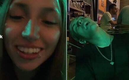 Salió de copas con un joven, grabó su reacción tras el segundo trago y se volvió viral