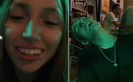 Salió de copas con un joven, grabó su reacción tras el segundo trago y se volvió viral