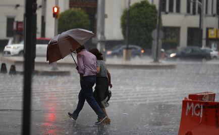 Activan alerta amarilla por lluvia y granizo en 10 delegaciones