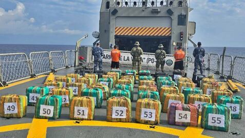 FOTOS: Asegura Marina cerca de dos toneladas de cocaína frente a las costas de Chiapas