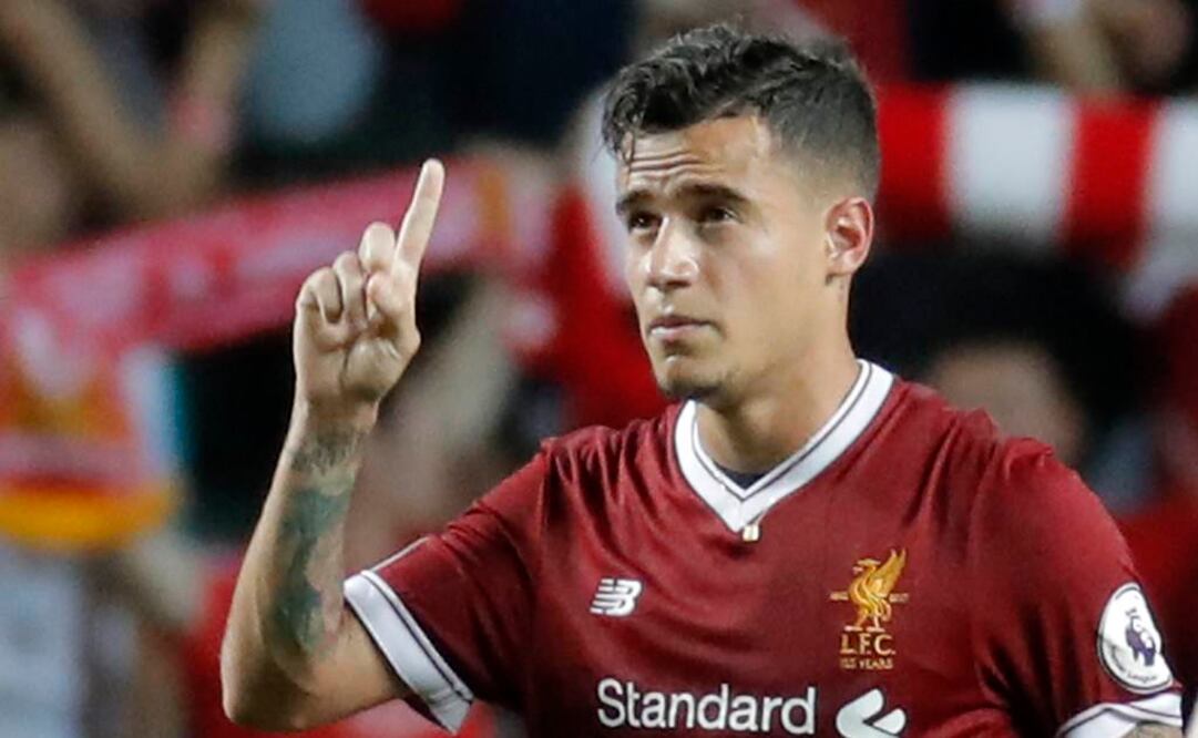 El jugador de Liverpool, Philippe Coutinho, Foto: AP /Kin Cheung, archivo