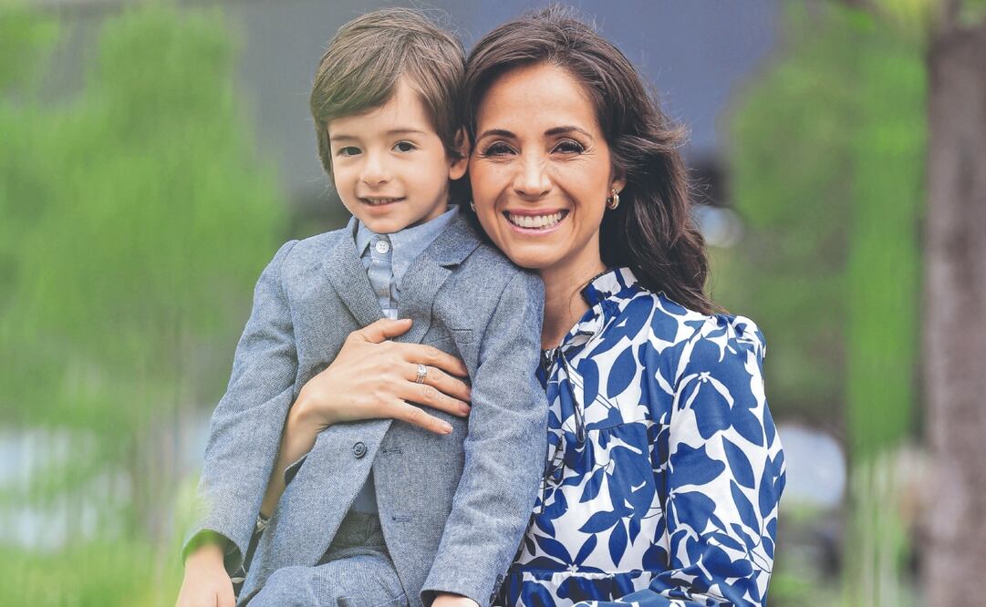 Claudia Cervantes se convirtió en madre a la edad de 40 años y a través de un proceso conocido como inseminación in vitro. Foto: El Universal.