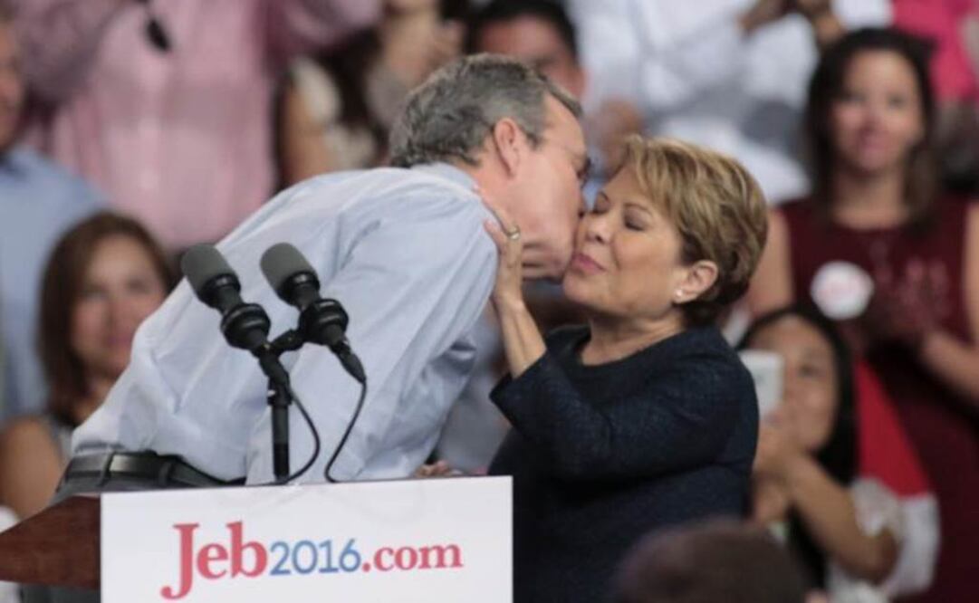 Jeb Bush, whose wife Columba is Mexican, was outraged by the controversial comments of Trump (Photo: Reuters)