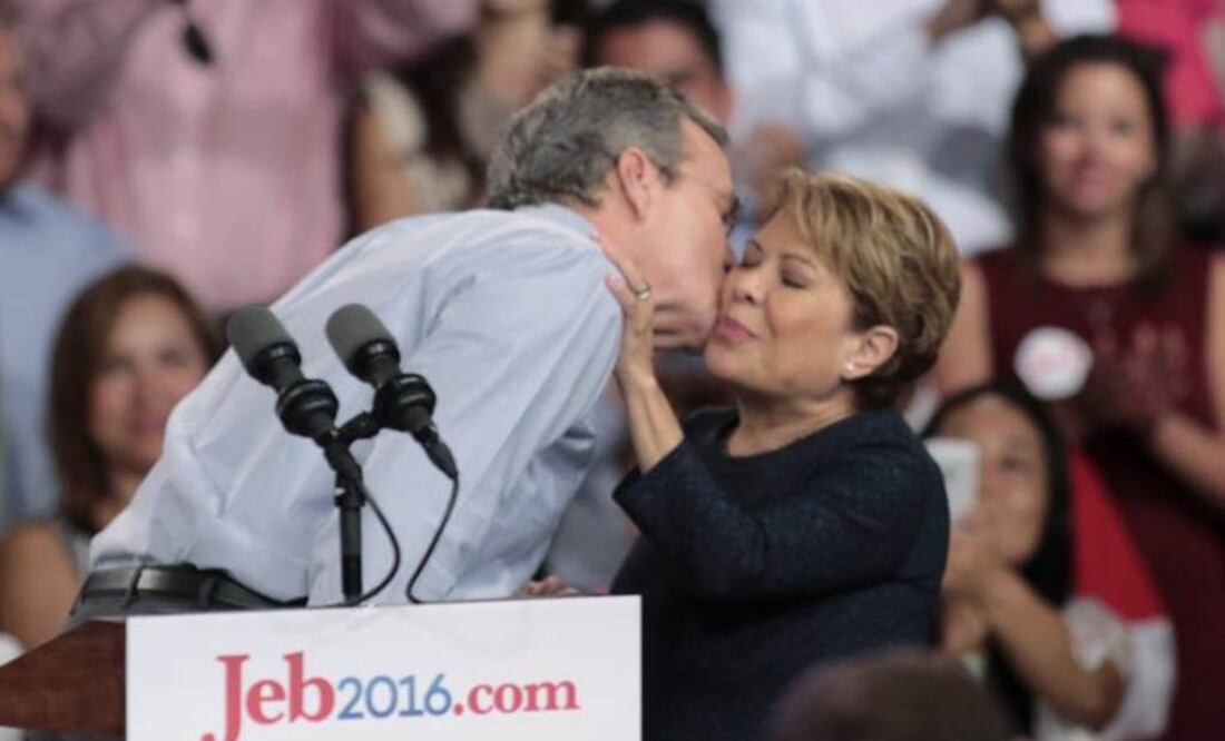 Jeb Bush, whose wife Columba is Mexican, was outraged by the controversial comments of Trump (Photo: Reuters)