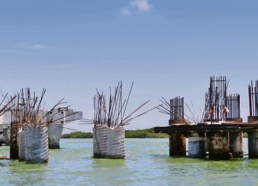 Construyen en Cancún “puente dentro de puente” para salvar caverna