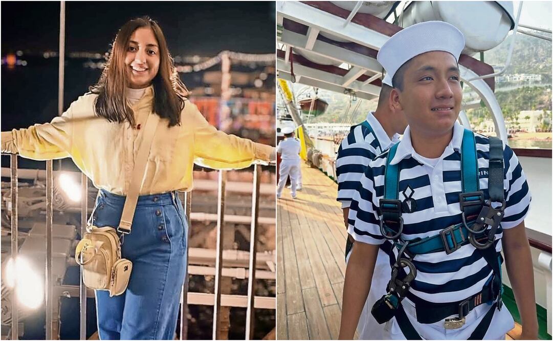 América Yamileth Sánchez y Adal Jair Marcos fueron las dos víctimas mortales del accidente del Buque escuela ARM Cuauhtémoc. Fotos: Especiales