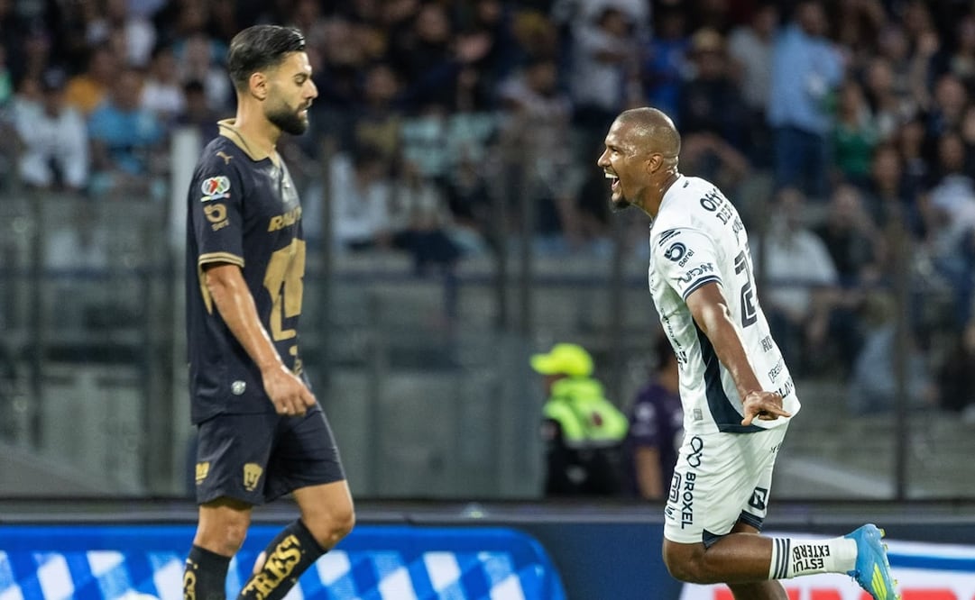 Pumas y Pachuca en partido, durante la fase regular del torneo Apertura 2026 de la Liga MX - Foto: Hugo Salvador | EL UNIVERSAL