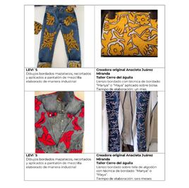 Piden a Levi's y DraccoTextil expliquen uso sin permiso de bordados mazatecos