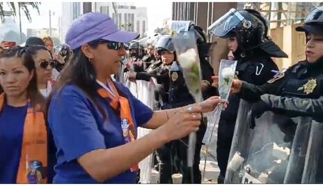 Marchan mujeres de la alcaldía Venustiano Carranza este 8M