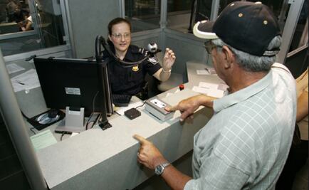 Border checkpoint scans eyes, faces of departing foreigners