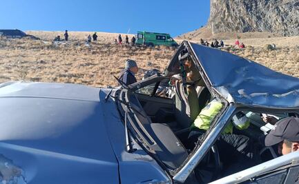 Tres de los 15 lesionados, delicados tras volcadura de camioneta en Nevado de Toluca  