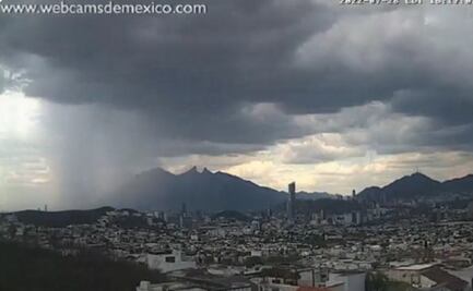 Tras semanas de sequía, llueve por fin en zona metropolitana de Monterrey