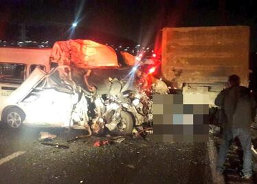 Accidente en la México-Pachuca deja 12 muertos