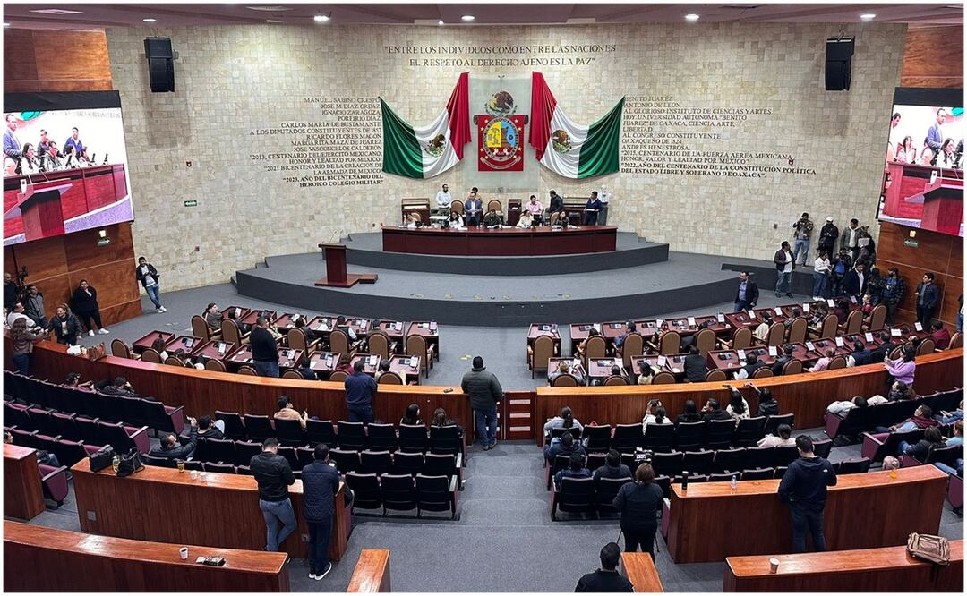 Aprobación a la Reforma al Poder Judicial en Oaxaca. Foto: Especial