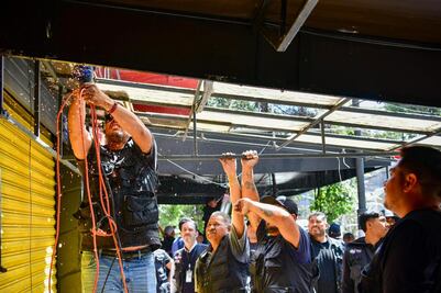 Alcaldía Benito Juárez retira pérgolas de establecimientos en colonia Del Valle; busca recuperar el espacio público