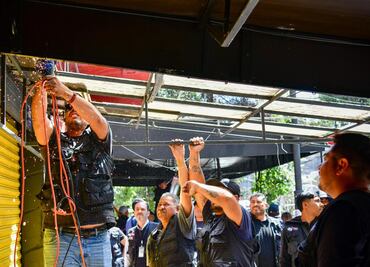 Alcaldía Benito Juárez retira pérgolas de establecimientos en colonia Del Valle; busca recuperar el espacio público