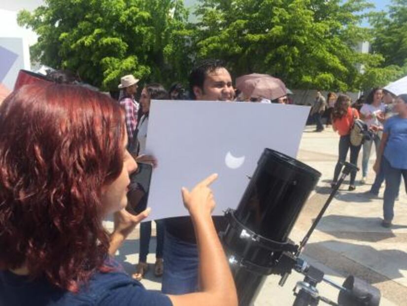 Así se vivió el eclipse de sol en los estados