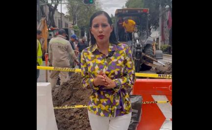 Sandra Cuevas responsabiliza al gobierno de la CDMX de socavón en la colonia Roma