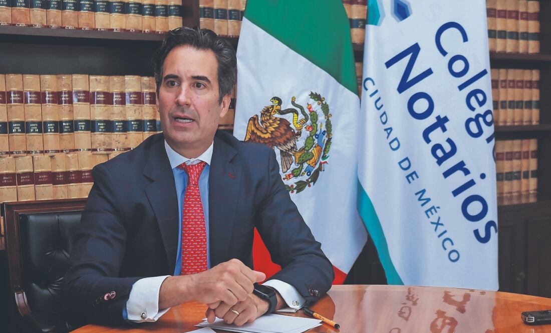 Roberto Garzón dijo que con la campaña Escudo Protector buscan concientizar a la gente sobre la importancia de tener una escritura. Foto: de FERNANDA ROJAS. EL UNIVERSAL