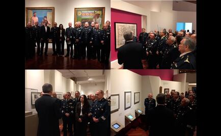 Fuerzas armadas visitan exposición de Picasso y Rivera