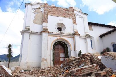 Chiapas and Oaxaca: Historical heritage damaged after the 8.2 quake