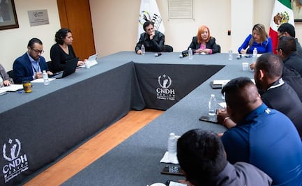 Colectivo de sobrevivientes del caso Ayotzinapa se reúne con Rosario Piedra; CNDH dará acompañamiento